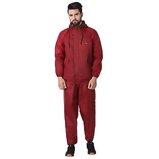 wildcraft solid men's raincoat